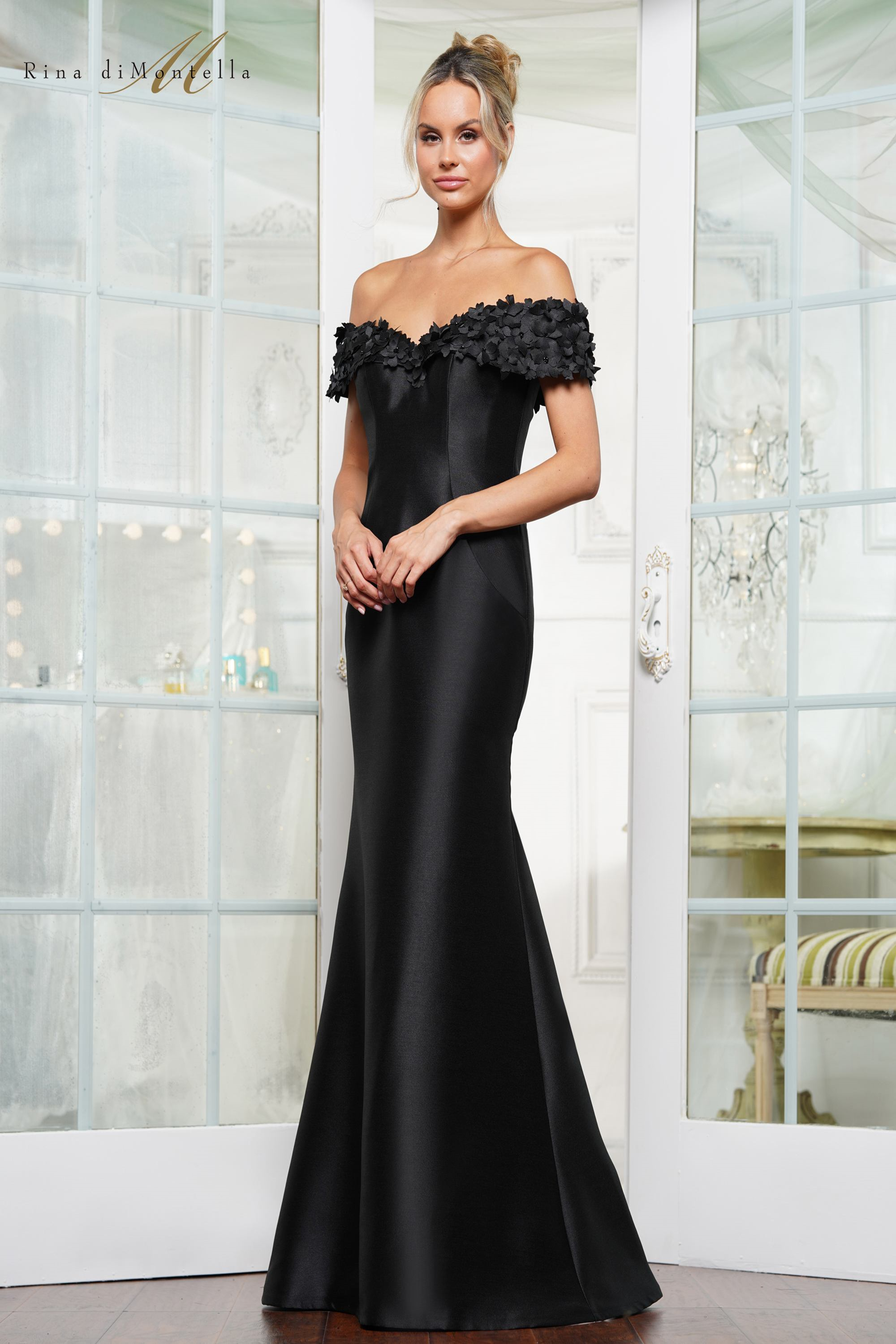 Rina Di Montella RD3254 Taffeta Evening Gown – Mydressline