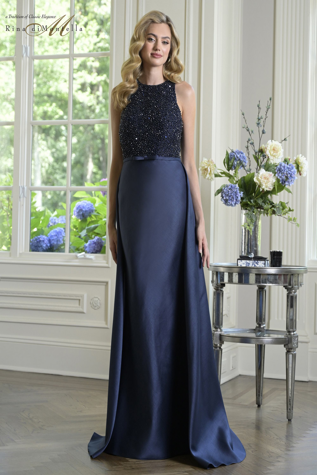 Rina Di Montella RD3404 – Taffeta Evening Gown