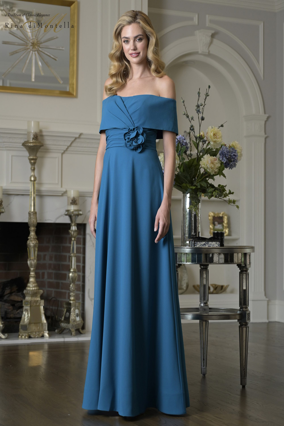 Rina Di Montella RD3423 – A-Line Dress for Elegance