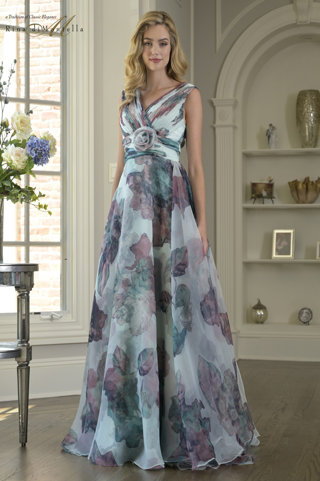 RinaDiMontellaRD3426 – RD3426 A-Line Evening Gown