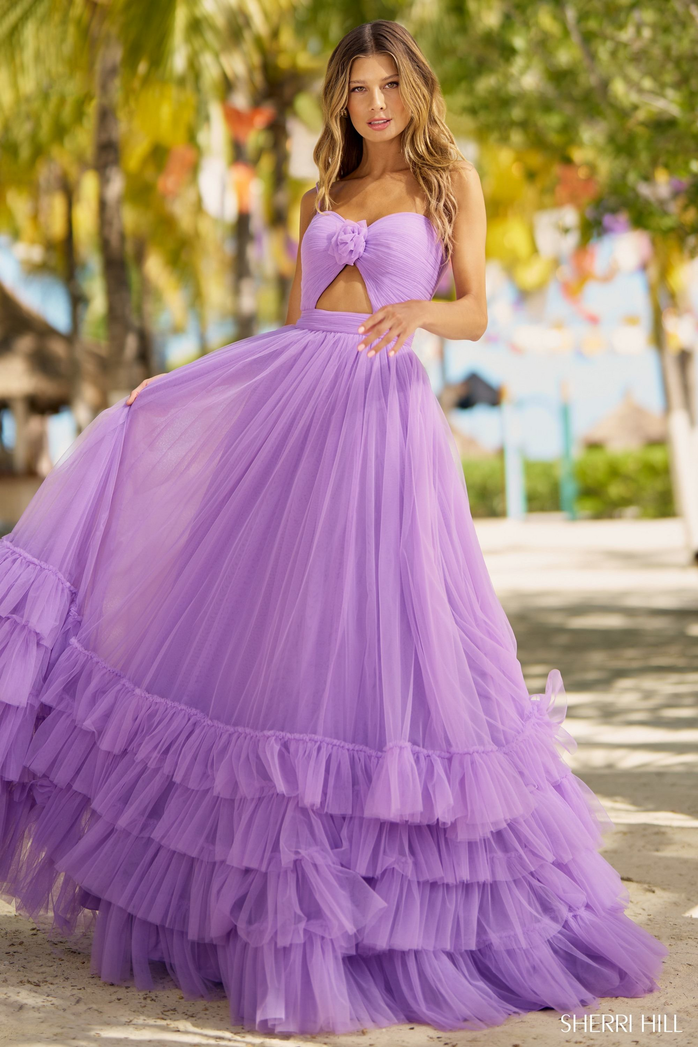 Sherri Hill 56932 NAVY main image 1