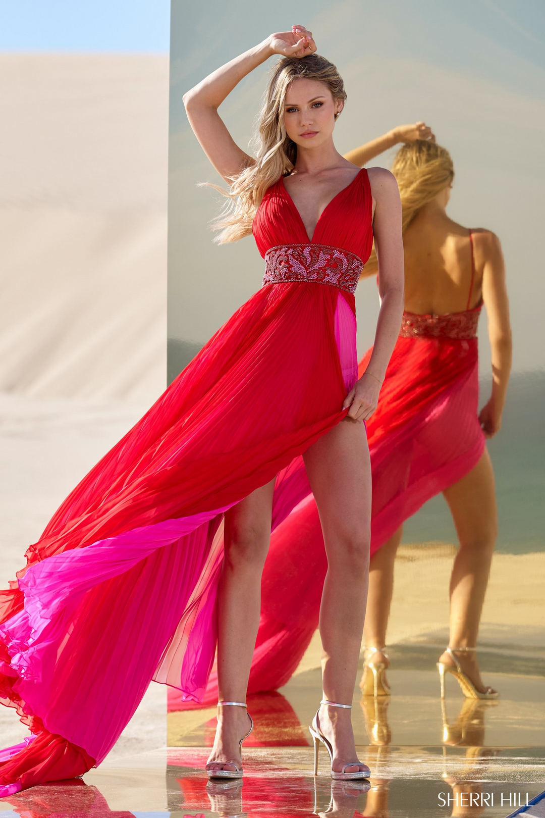 sherri hill red long dress Sherri Hill 54227 Dress