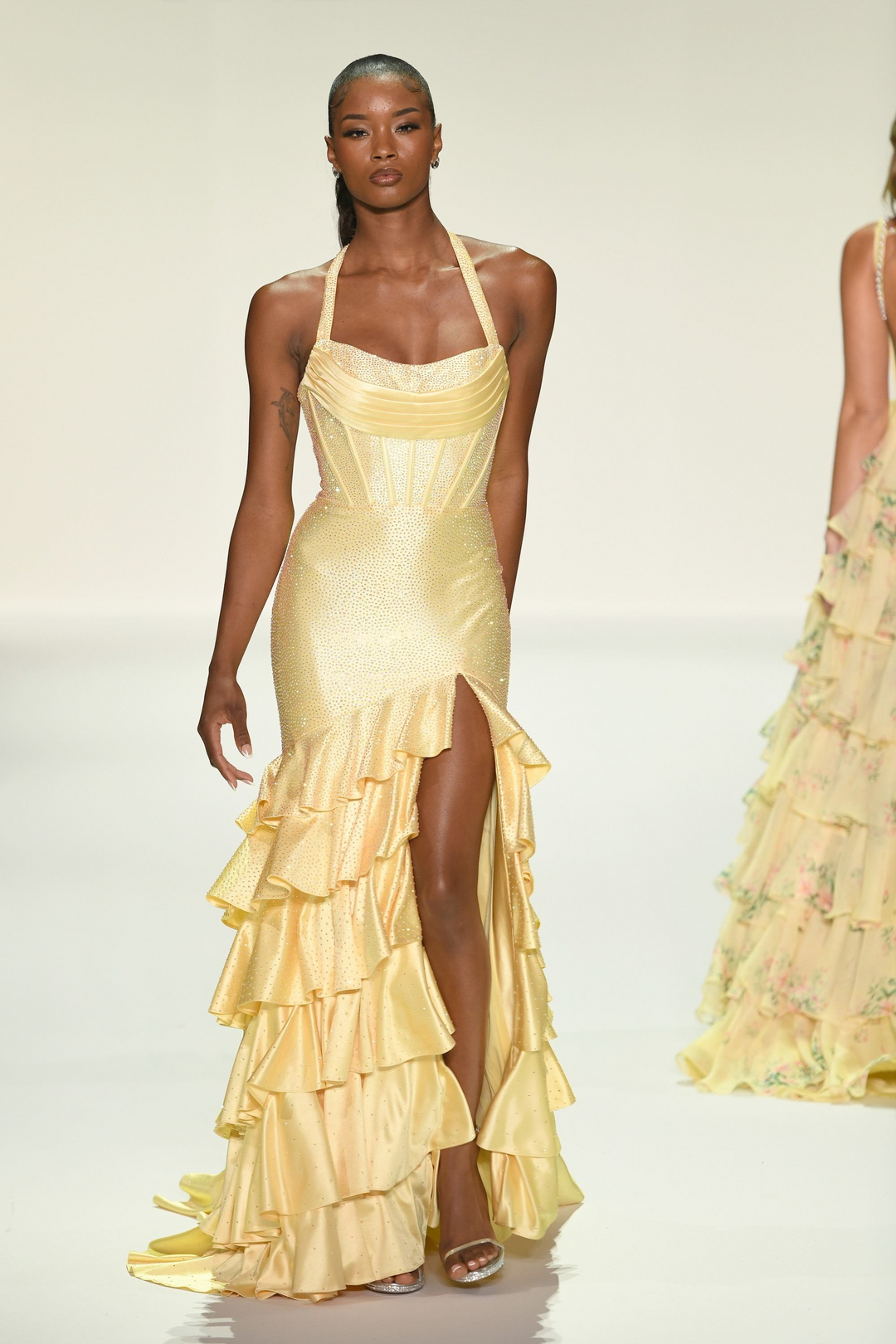 sherri hill yellow mermaid dress Sherri Hill 56932 Dress