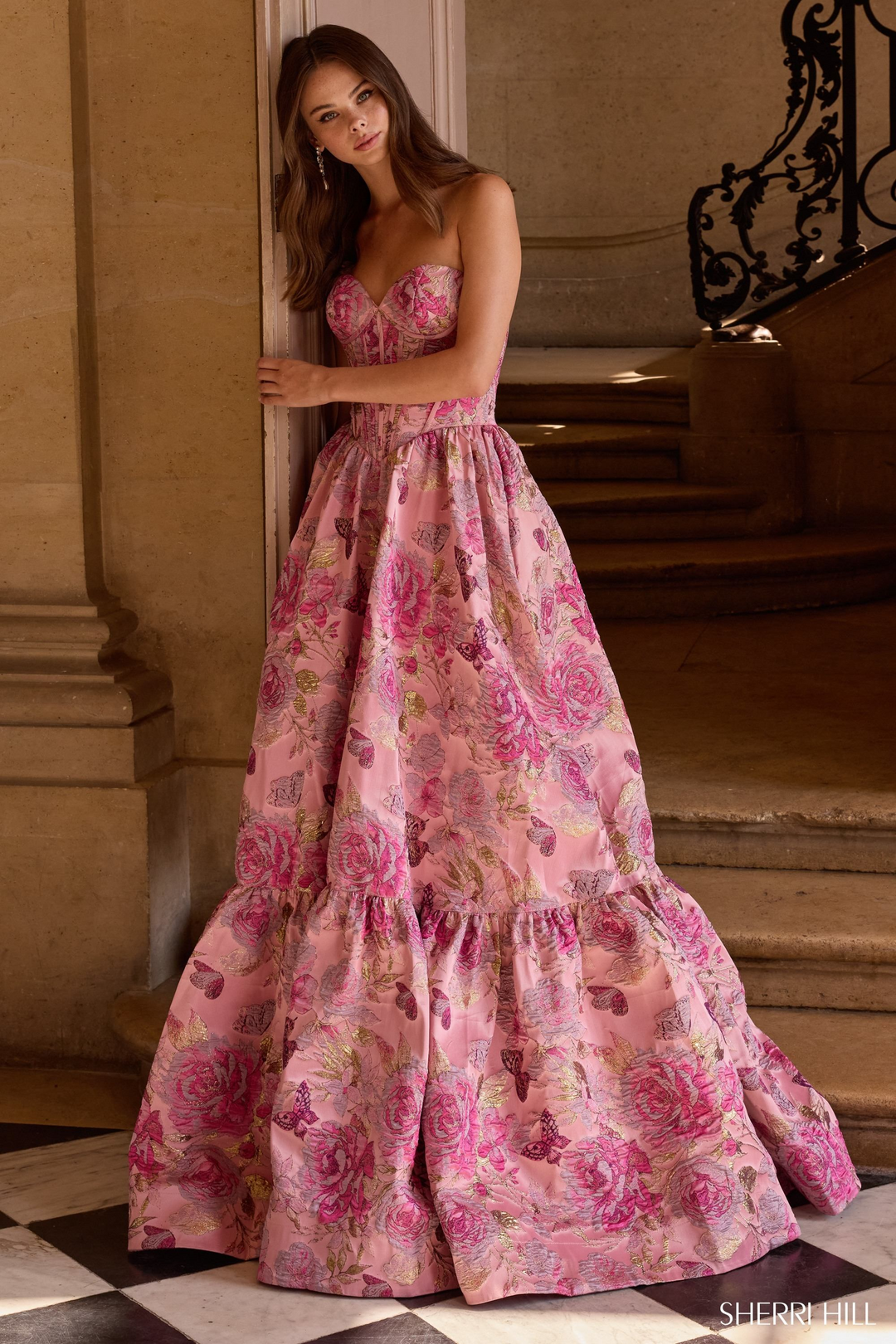 sherri hill pink satin dress Buy dress style 56528 designed by SherriHill