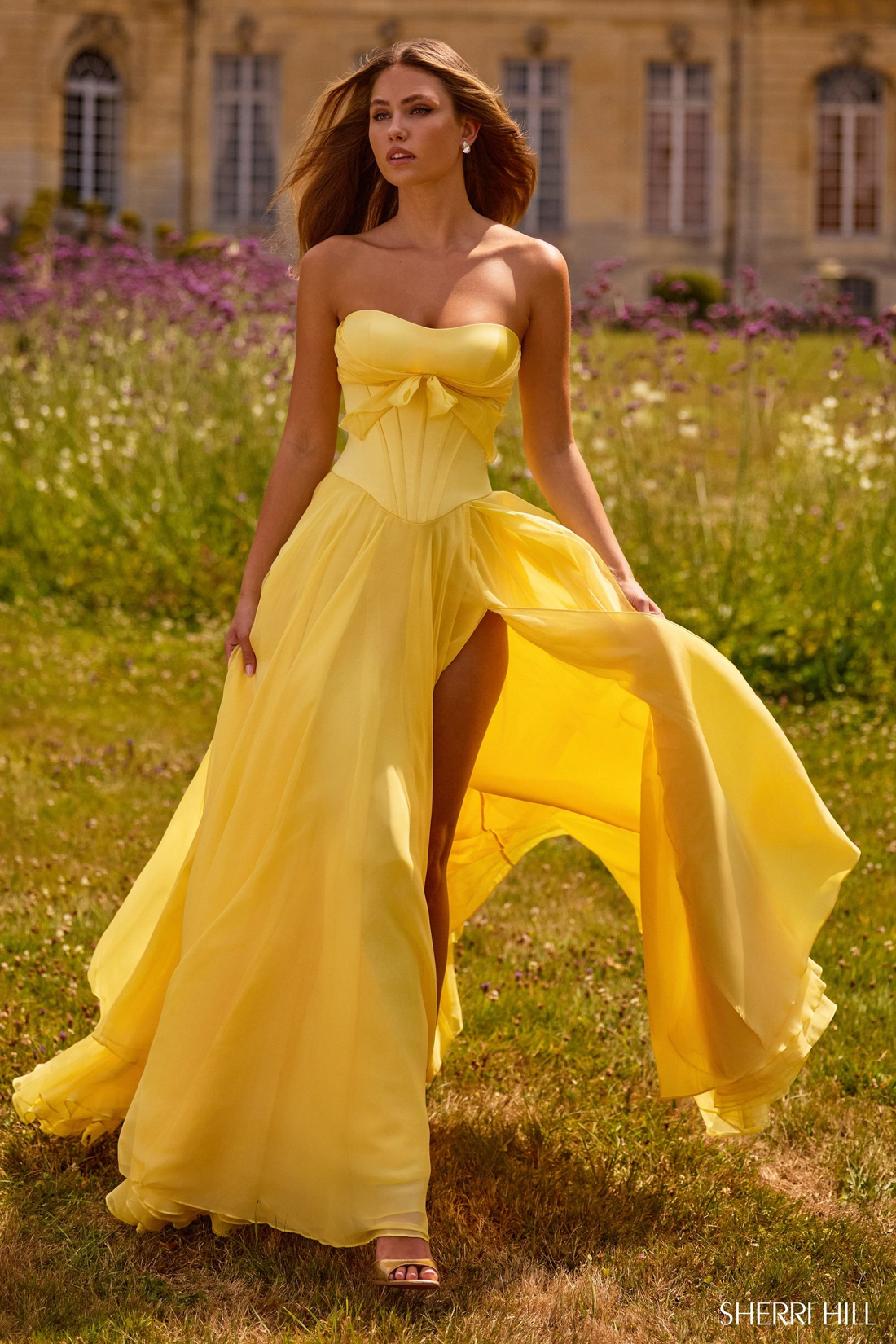 Sherri Hill 57810 – A-Line Dress with Sweetheart Neckline