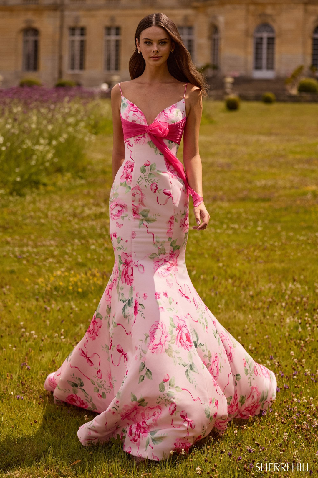 sherri hill floral mermaid dress SHERRI HILL - 56283