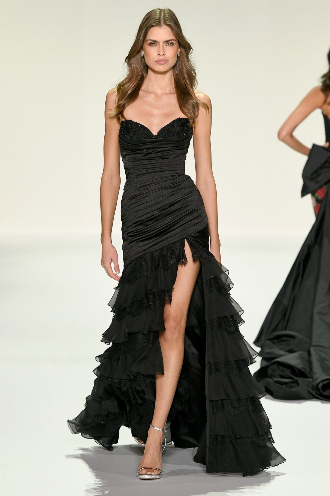 Sherri Hill 57874 – Satin Fit and Flare Evening Gown