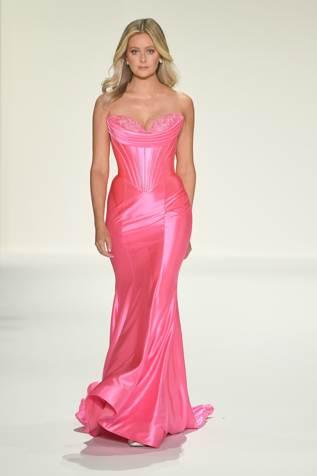 Sherri Hill 57986 – Luxurious Satin Strapless Dress