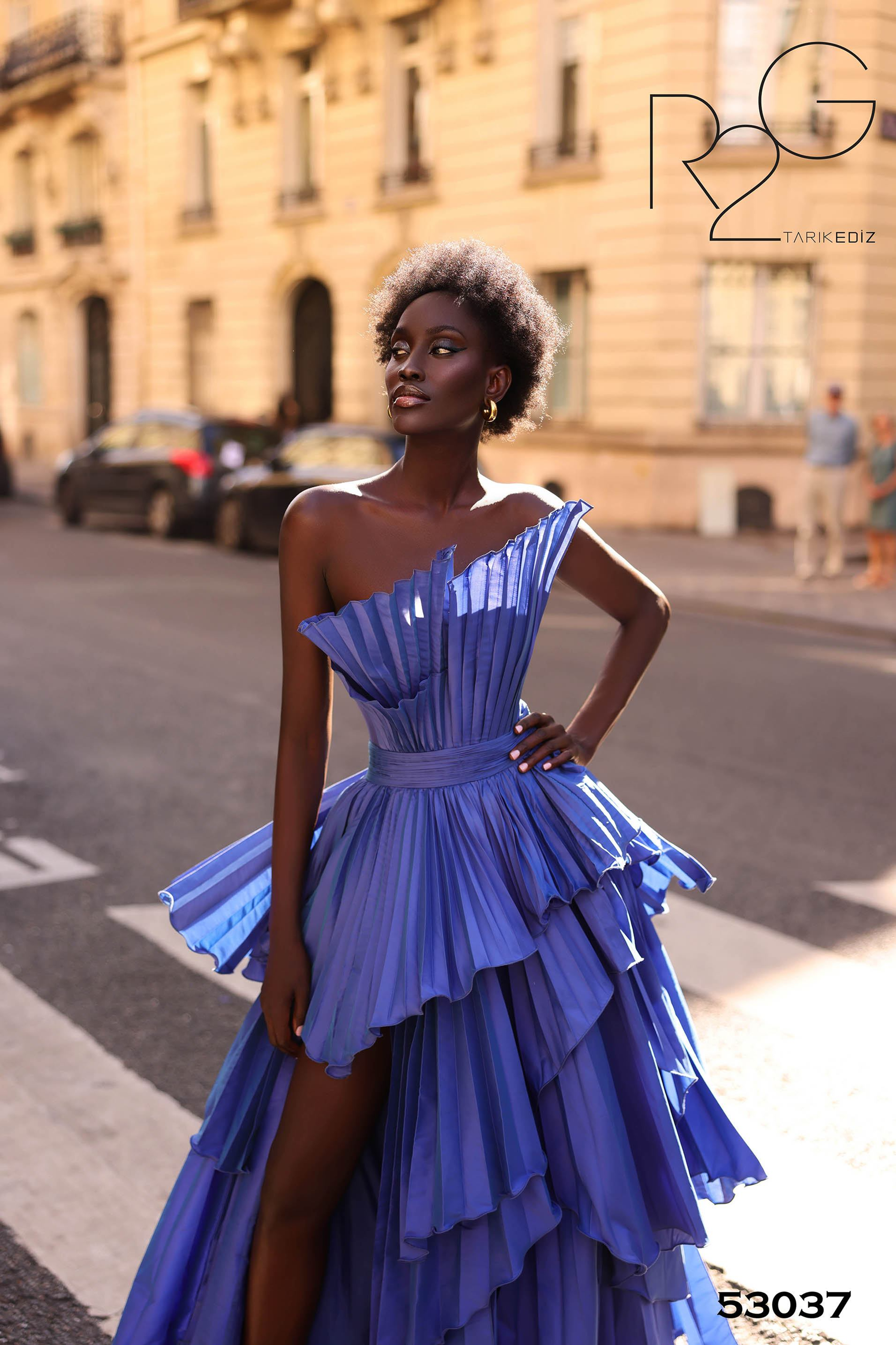 Tarik Ediz 53037 Strapless Taffeta Ball Gown – Mydressline