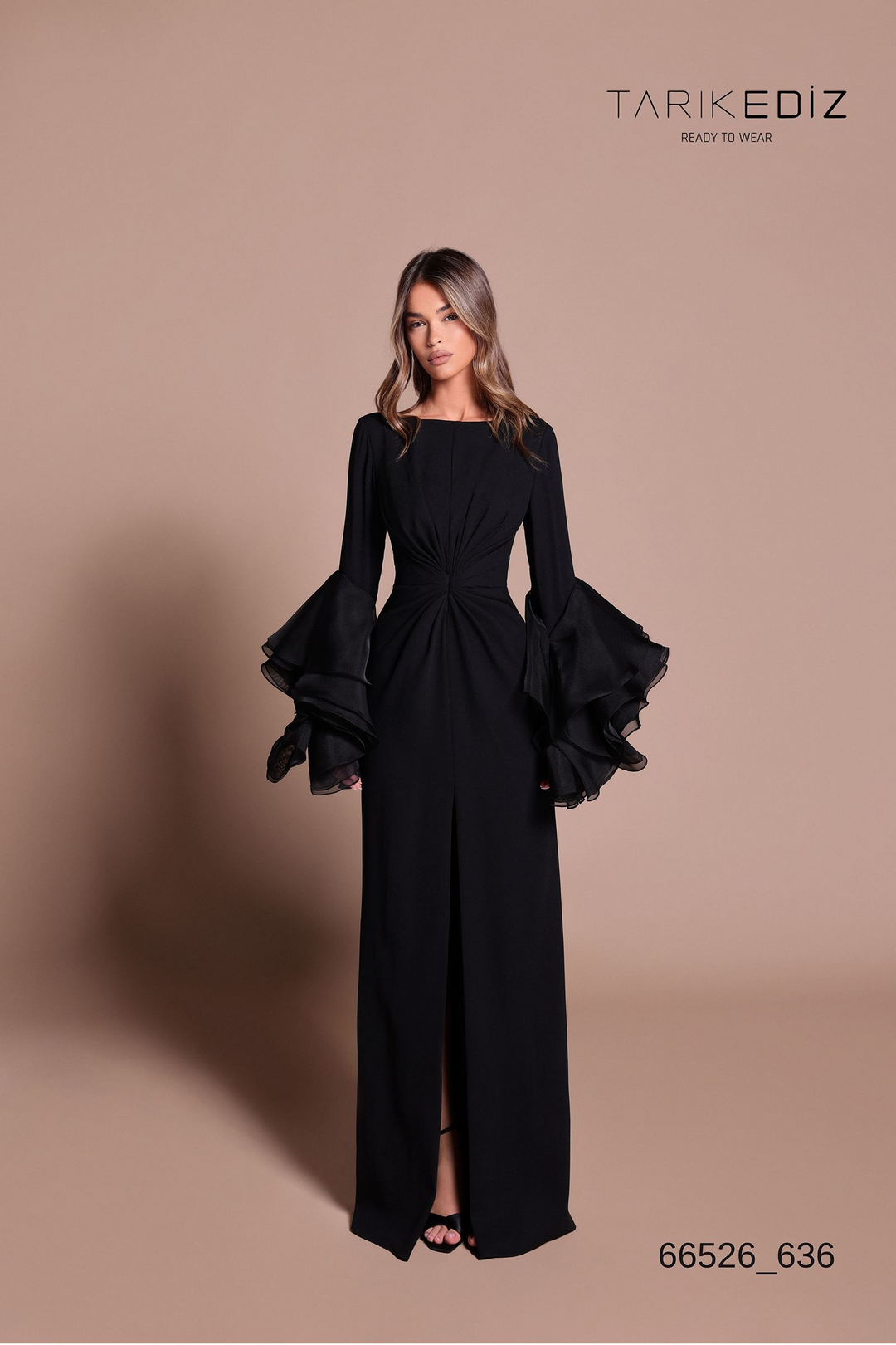 Tarik Ediz 66526 Elegant Silk Evening Gown Mydressline Tarik Ediz 66526 Elegant Silk Evening Gown Mydressline