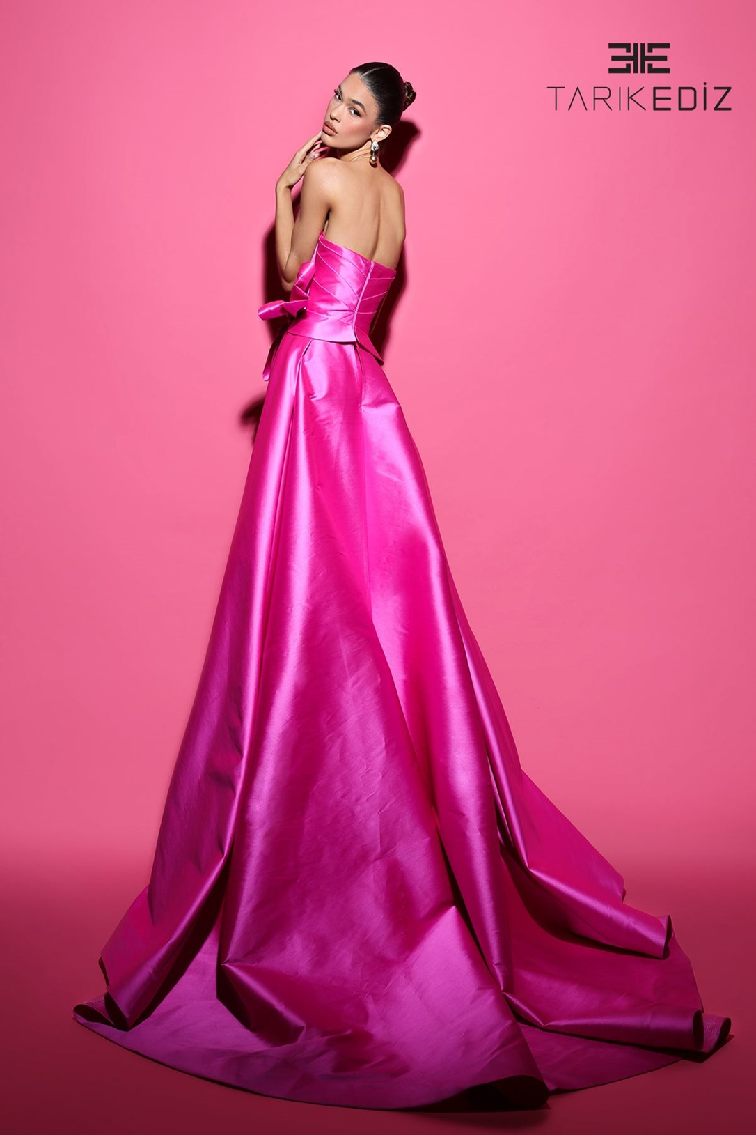 Tarik Ediz 98487 Long Taffeta Gown for Gala Events – Mydressline