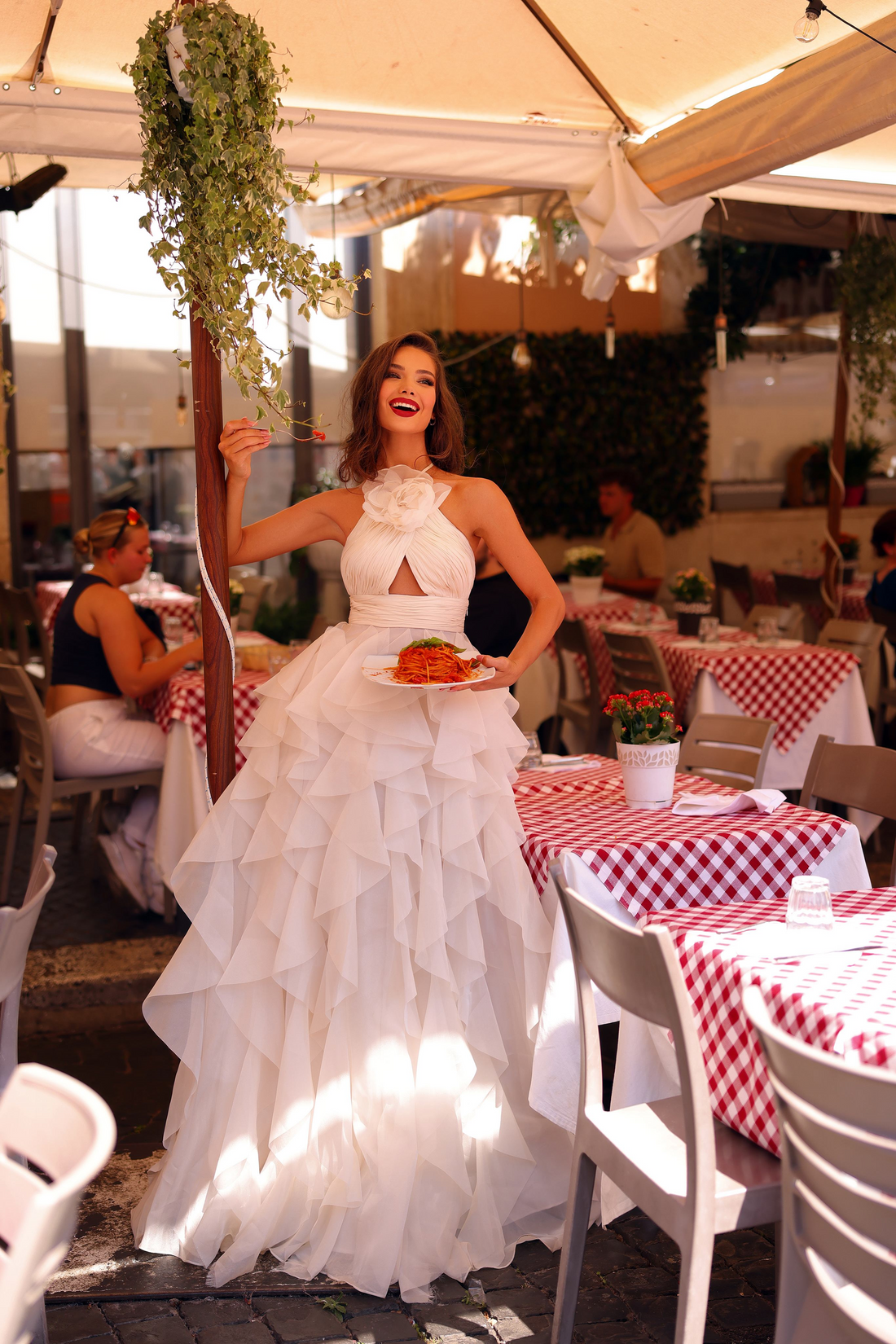 طارق إديز 98818 – 98818 Ethereal Organza Ball Gown