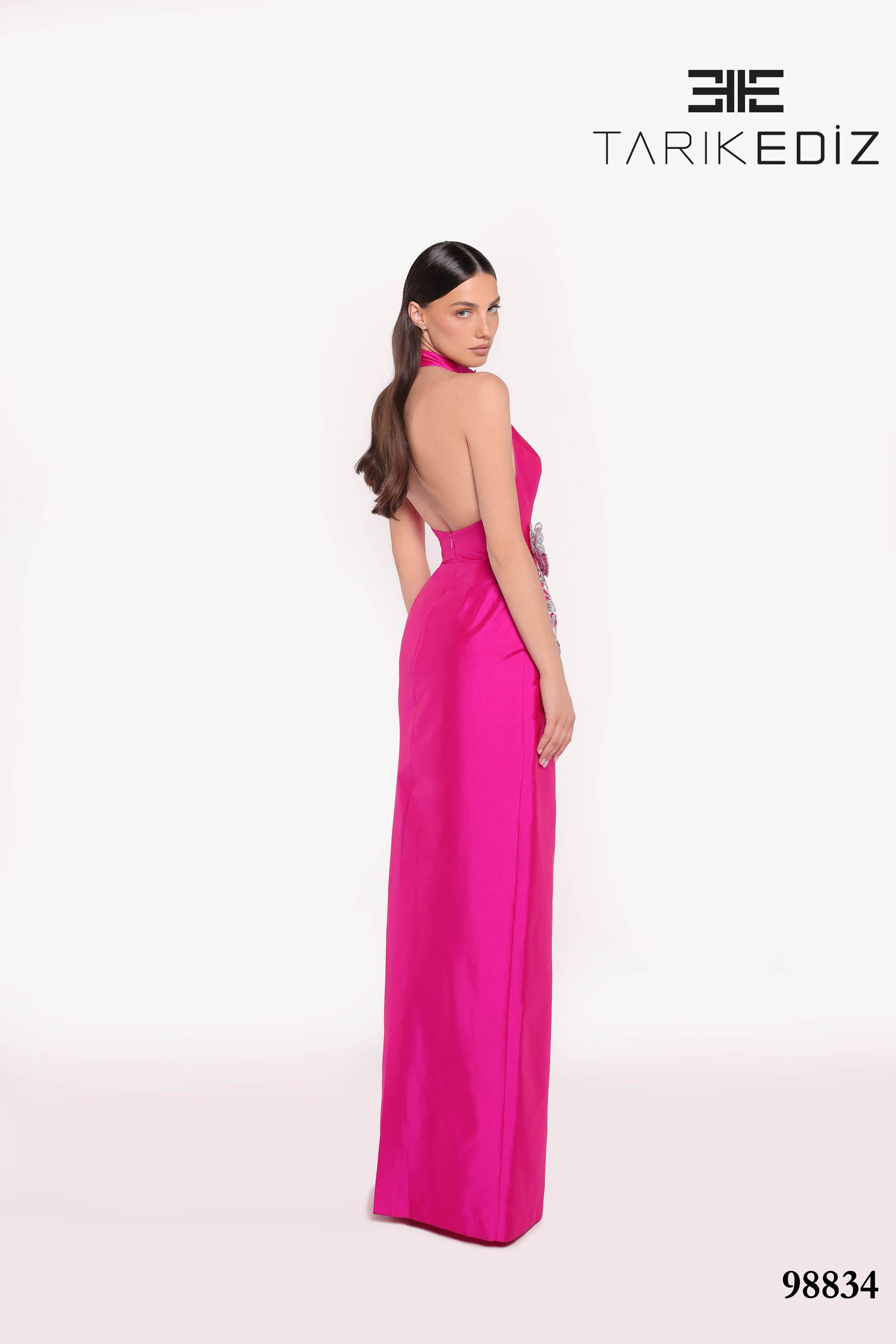 Couture Column Dress Tarik Ediz 98834 - Spring 2025 – Mydressline