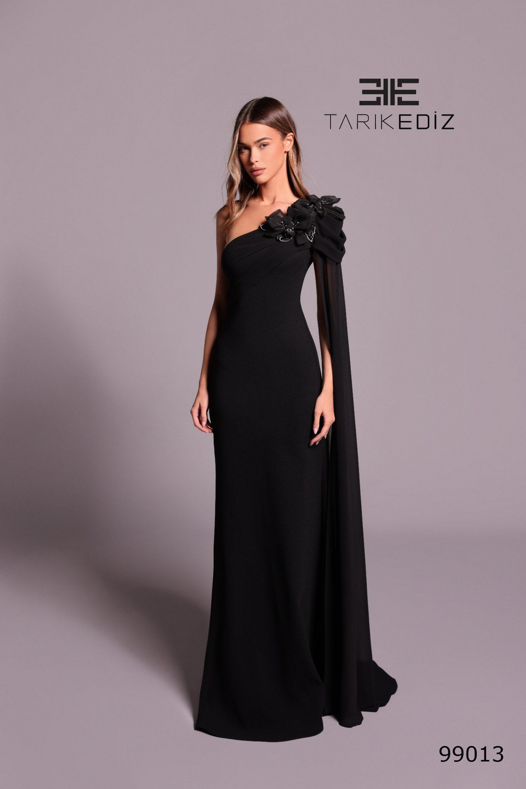 tarik ediz one shoulder dress Tarik Ediz 55073 One Shoulder Sleeveless Sheath Prom Dress 2026 Sangria / 2