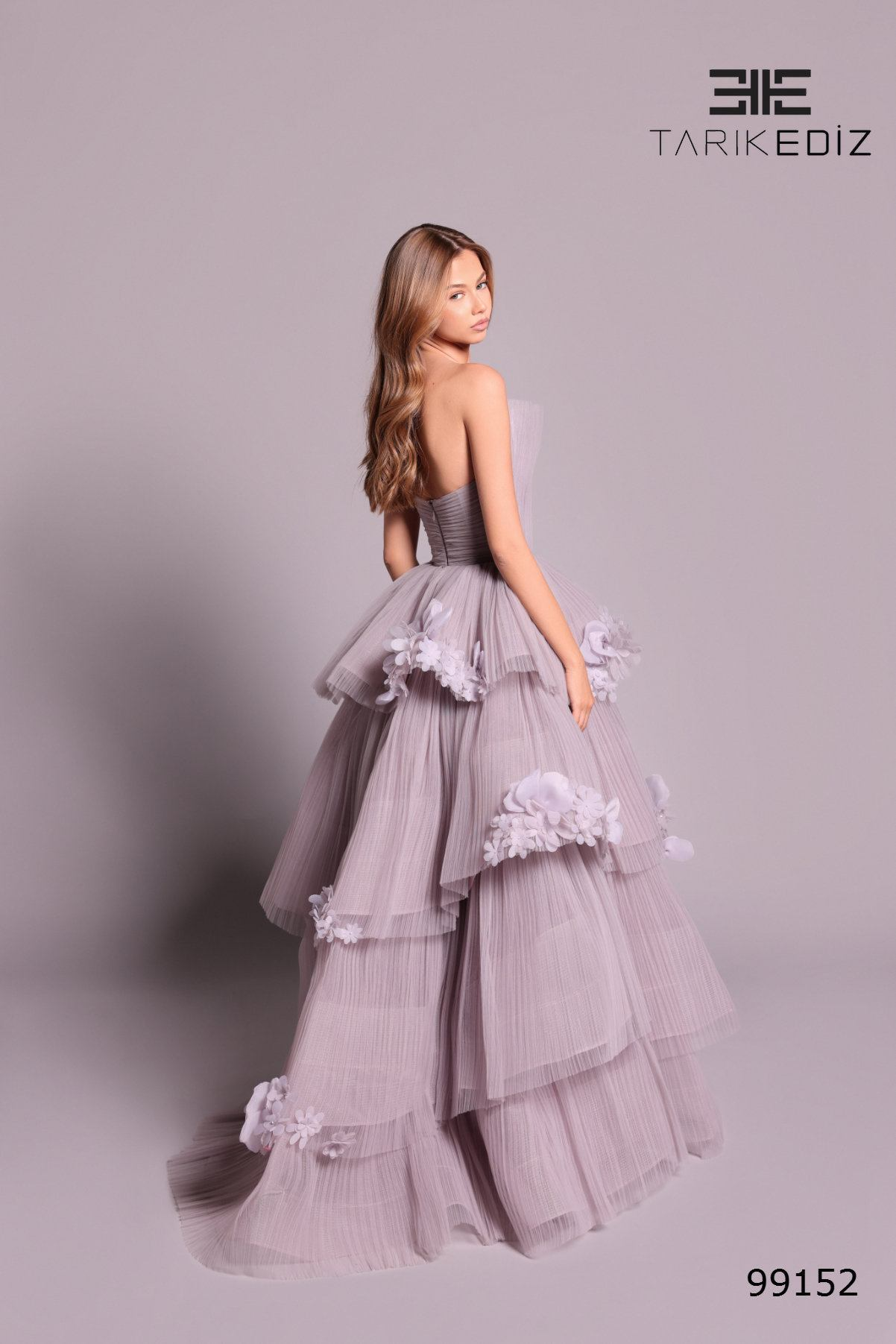Tarik Ediz 99152 Tulle Ball Gown for Stunning Nights – Mydressline