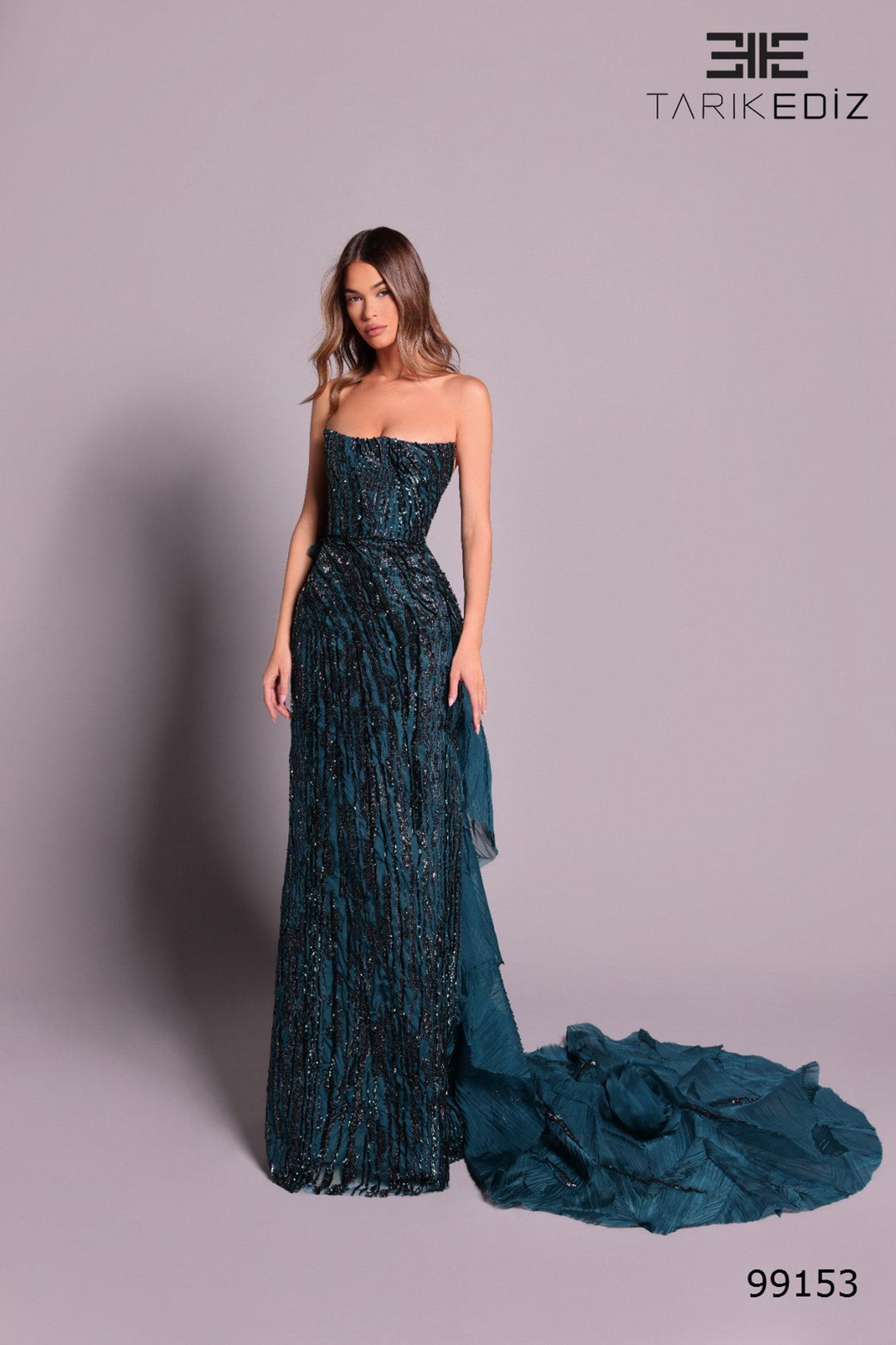 Tarik Ediz 99153 Prom Dress - Atlantic-Blue | NewYorkDress Tarik Ediz 99153 Prom Dress - Atlantic-Blue | NewYorkDress