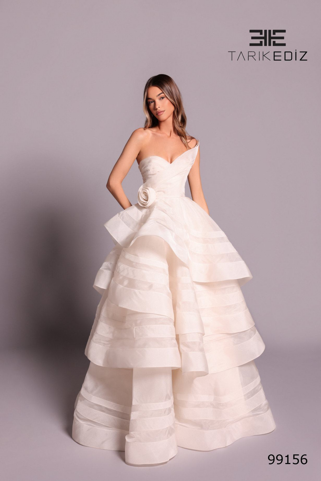 طارق إدز 99156 – 99156 Evening Gown - Enchanting Elegance