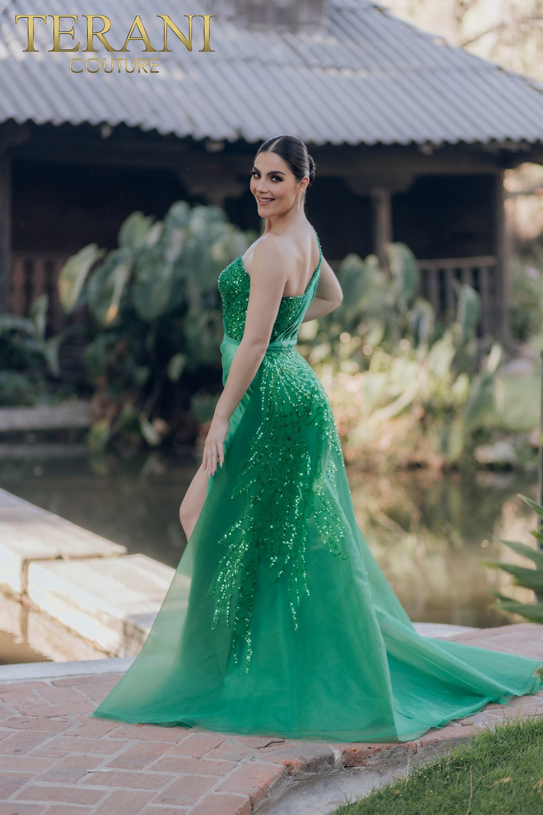 Luxurious Satin Evening Gown - Terani Couture 232E1229 Mydressline Luxurious Satin Evening Gown - Terani Couture 232E1229 Mydressline