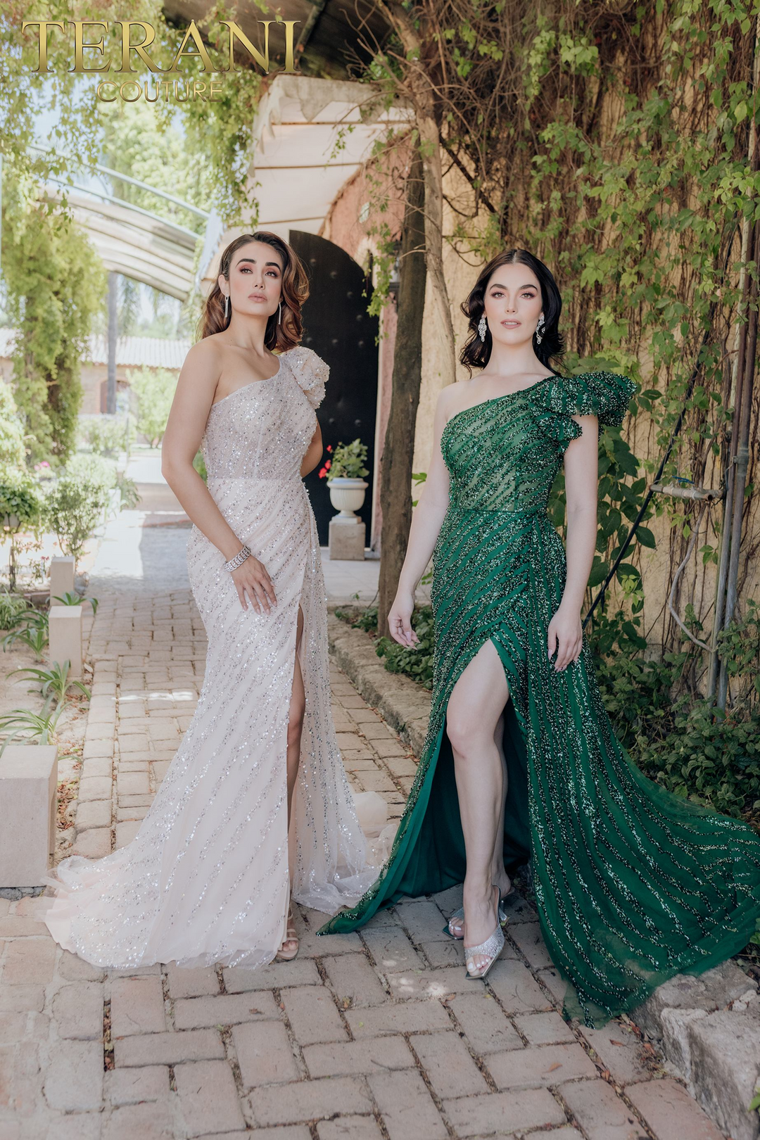 Terani Couture 232GL1479 One-Shoulder Evening Gown – Mydressline