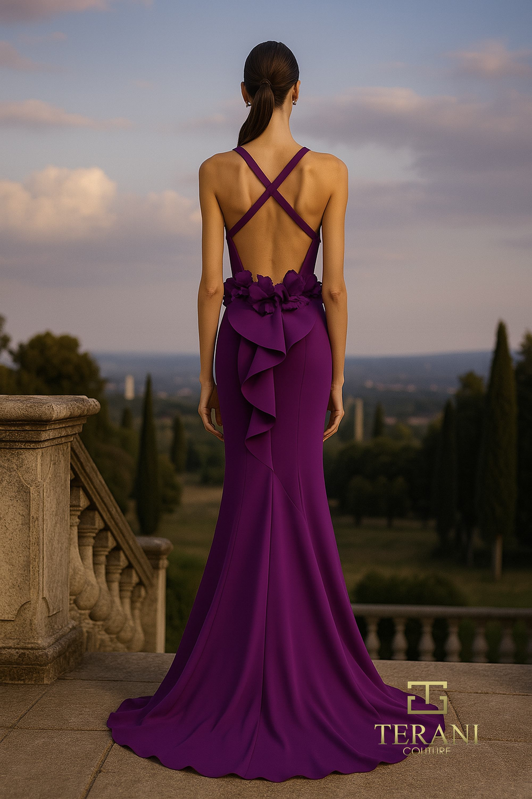 terani couture butterfly cut out dress Terani prom dress 106 - Butterfly inspired formal dresses