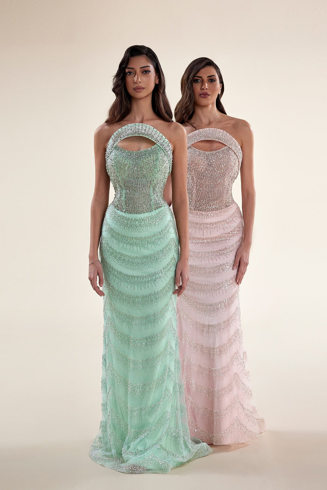 Sara Badr B225 – Elegant Mermaid Gown for Evening