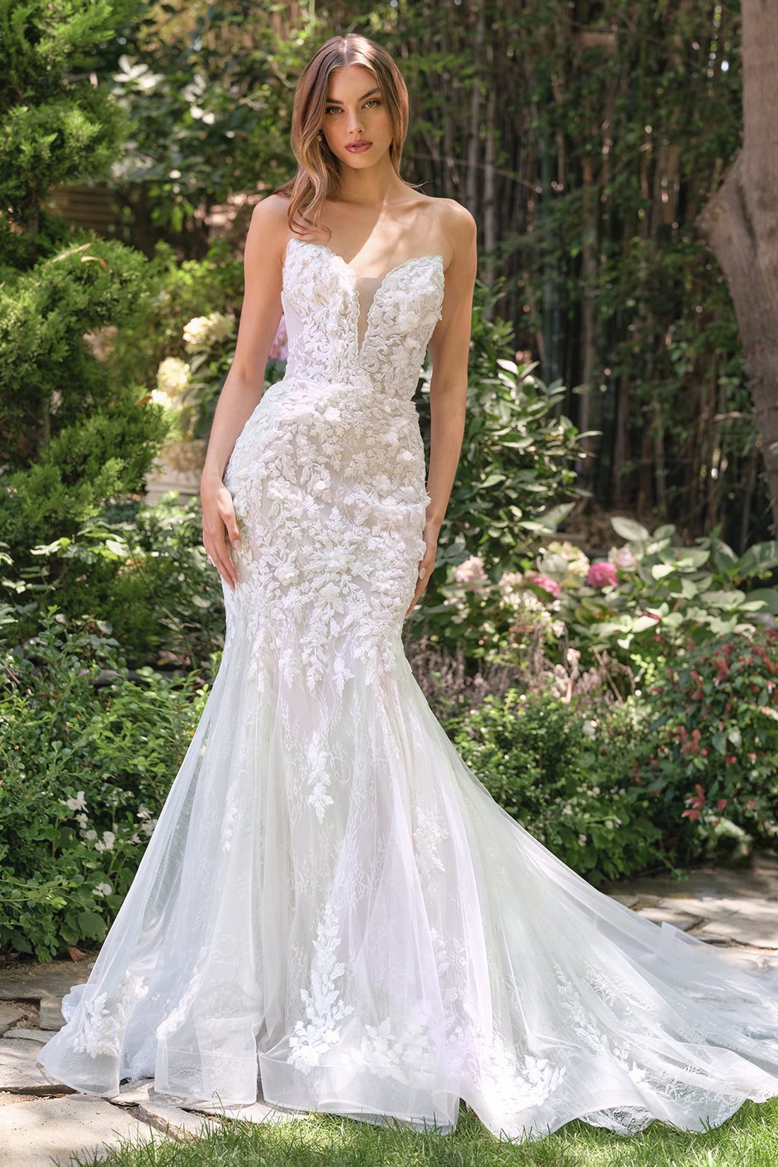 Andrea and Leo WL088 – Mermaid Lace Evening Gown