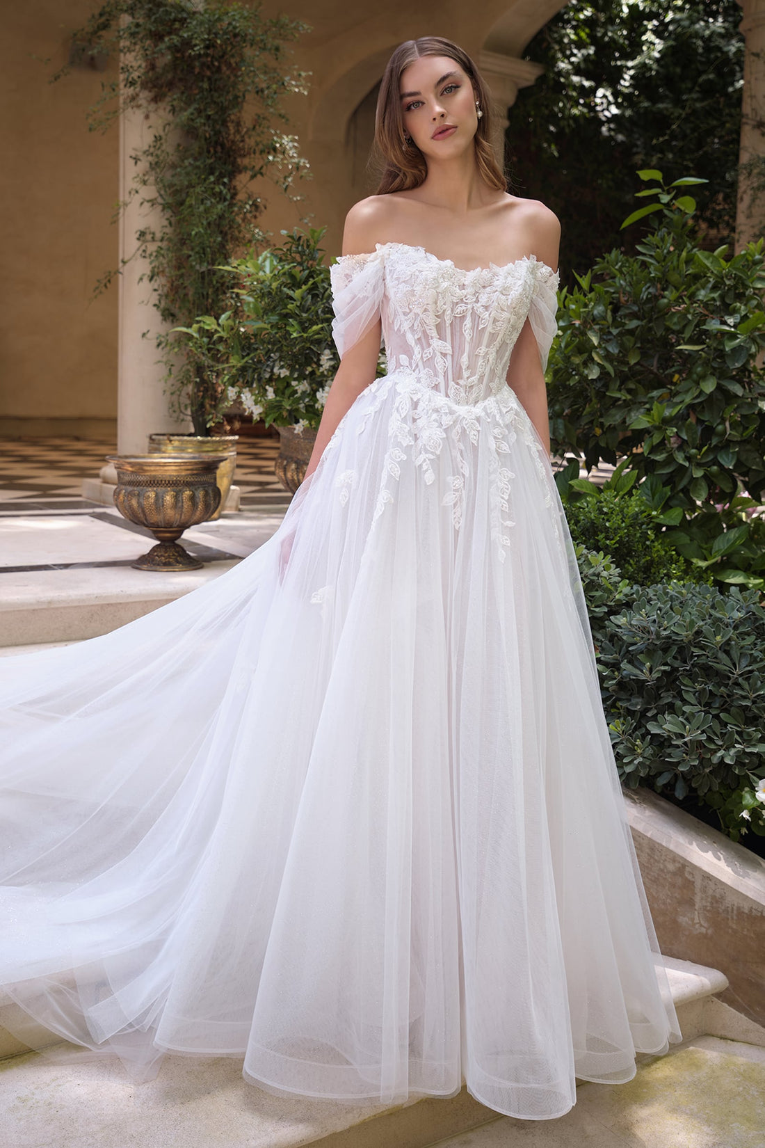 Andrea and Leo WL089 – Off-Shoulder Ball Gown