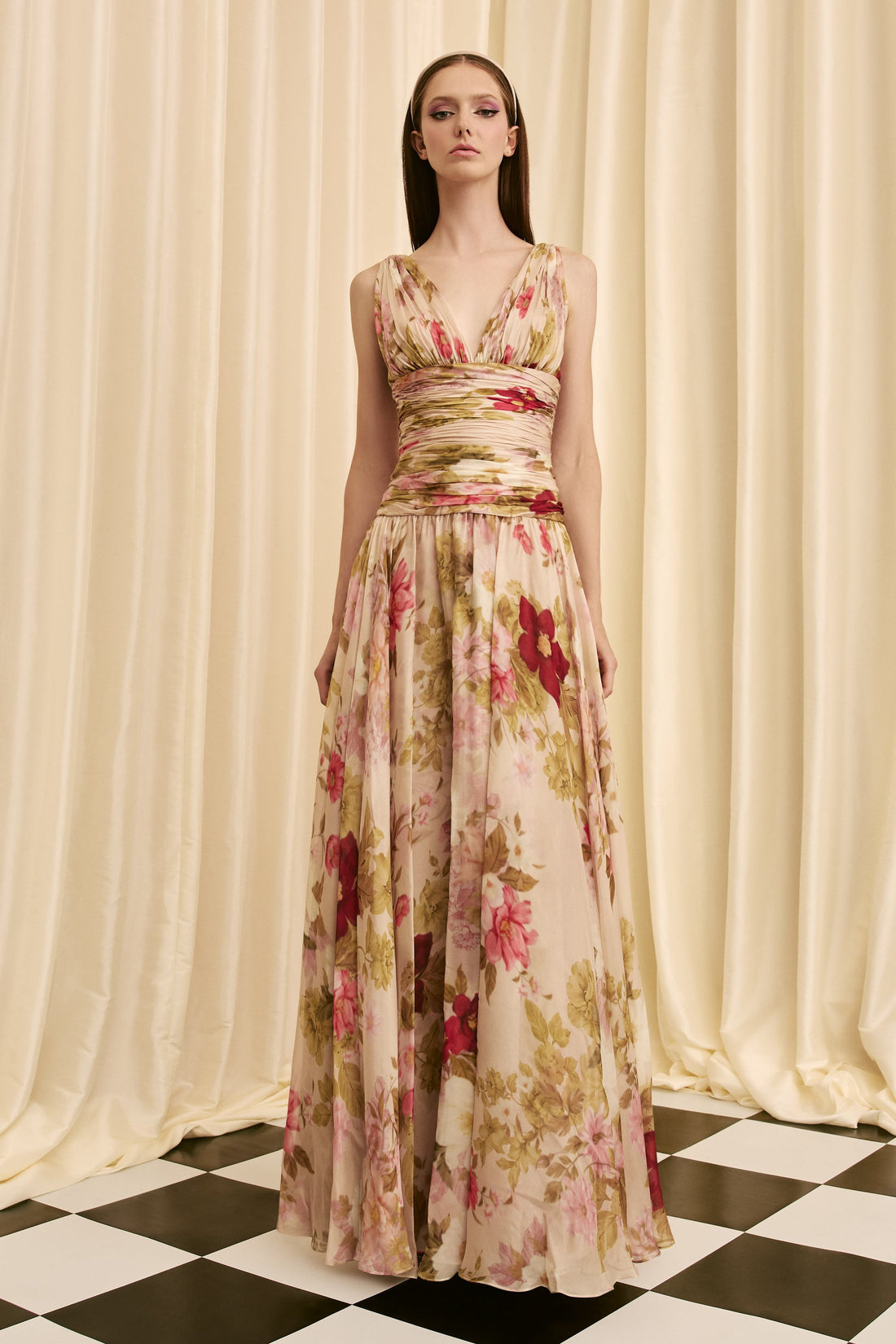 Audrey+Brooks 7048 – Floor-Length Evening Gown