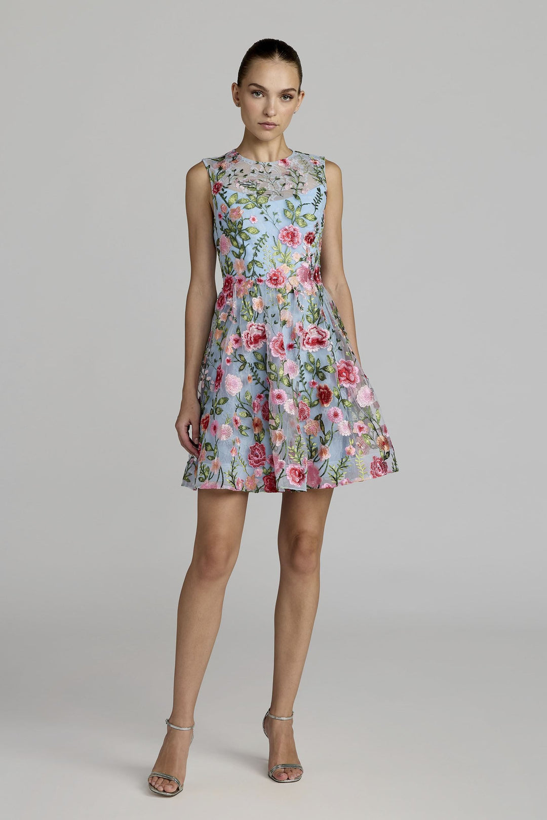 Mac Duggal 56409 Floral A-Line Mini Dress – Mydressline