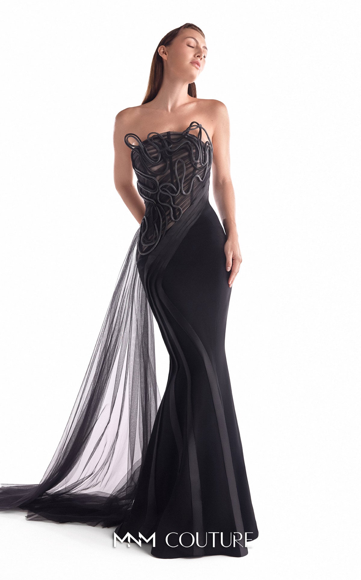 MNM Couture G2116 Strapless Mermaid Evening Gown – Mydressline
