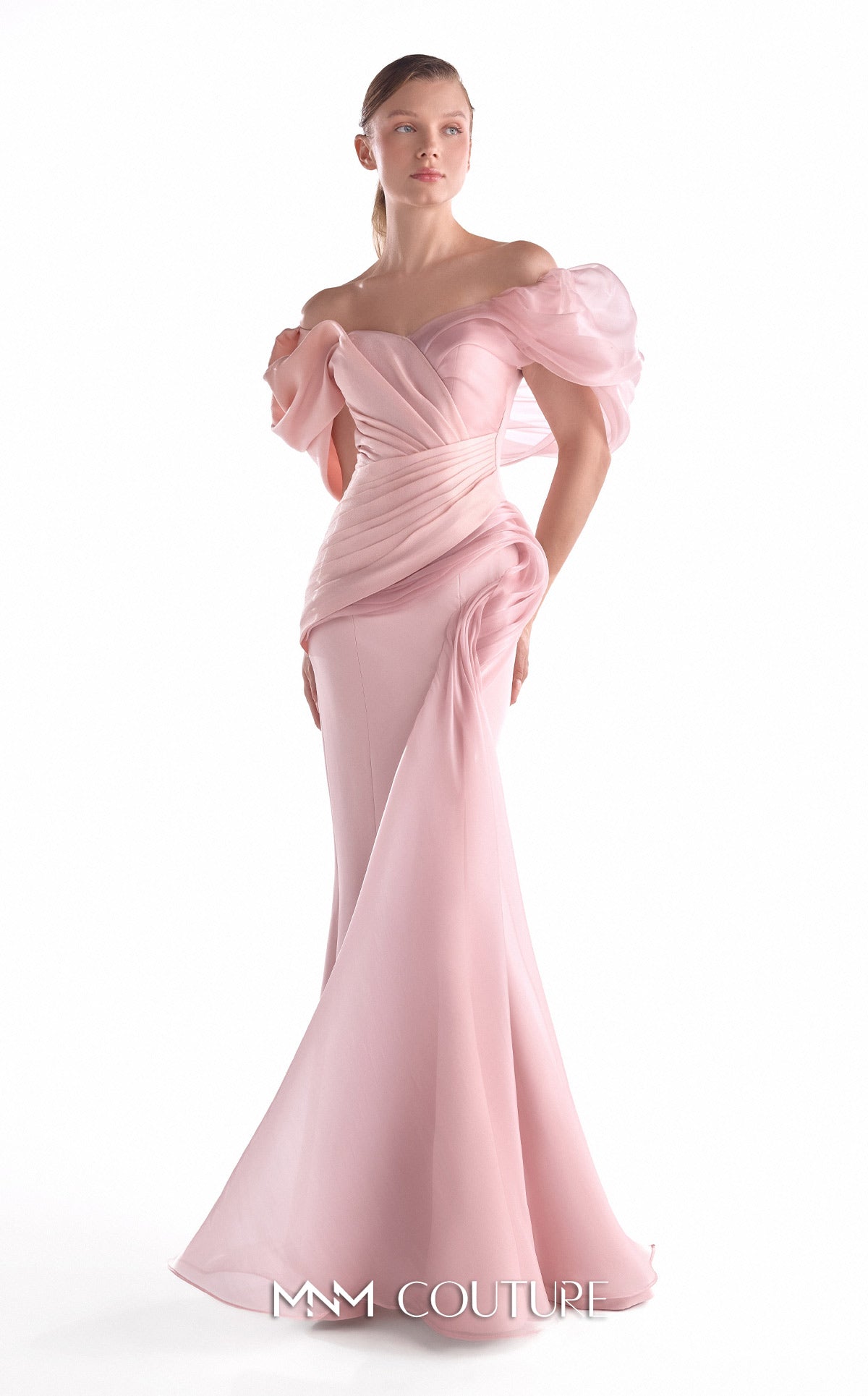 MNM Couture G2125 Off-Shoulder Evening Gown – Mydressline