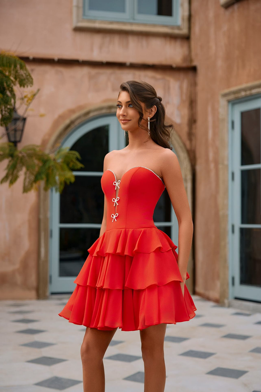 Portia & Scarlett XO202 Satin Cocktail Dress – Mydressline