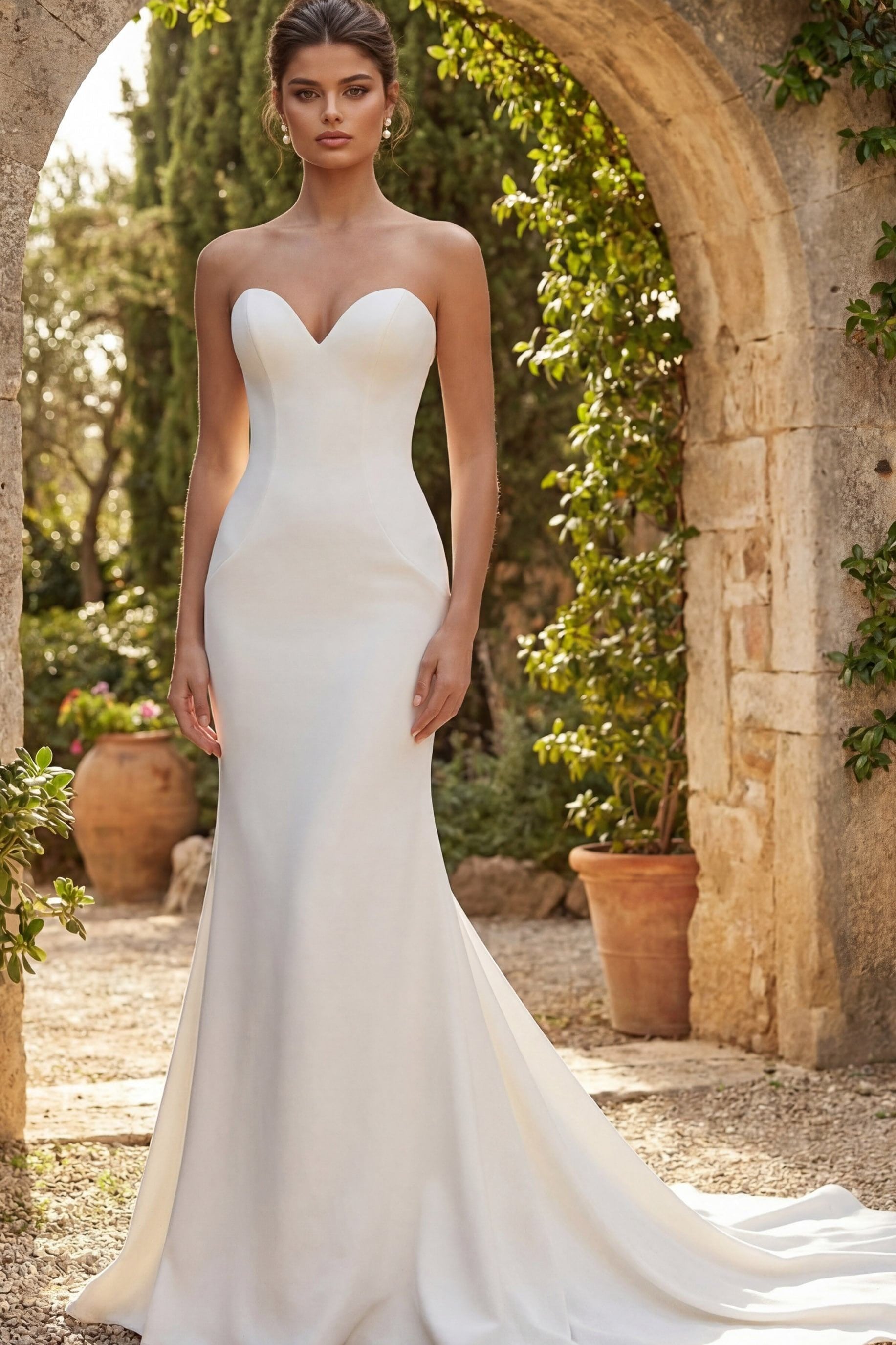 Jovani JB45113 Satin Mermaid Gown with Train – Mydressline