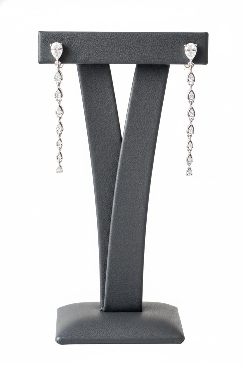 Iness INE030 – Drop Earrings - Luxurious Elegance
