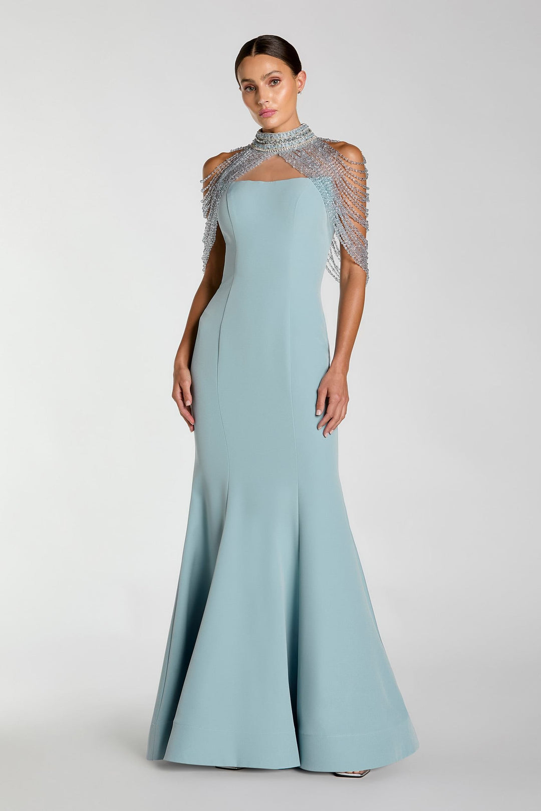 mac duggal blue prom dress Mac Duggal Ball Gowns 65809H