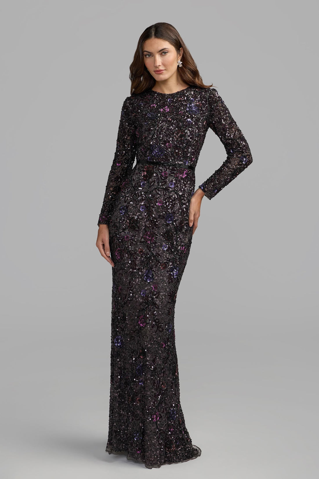Mac Duggal 5556 – Sequin Beaded Column Gown