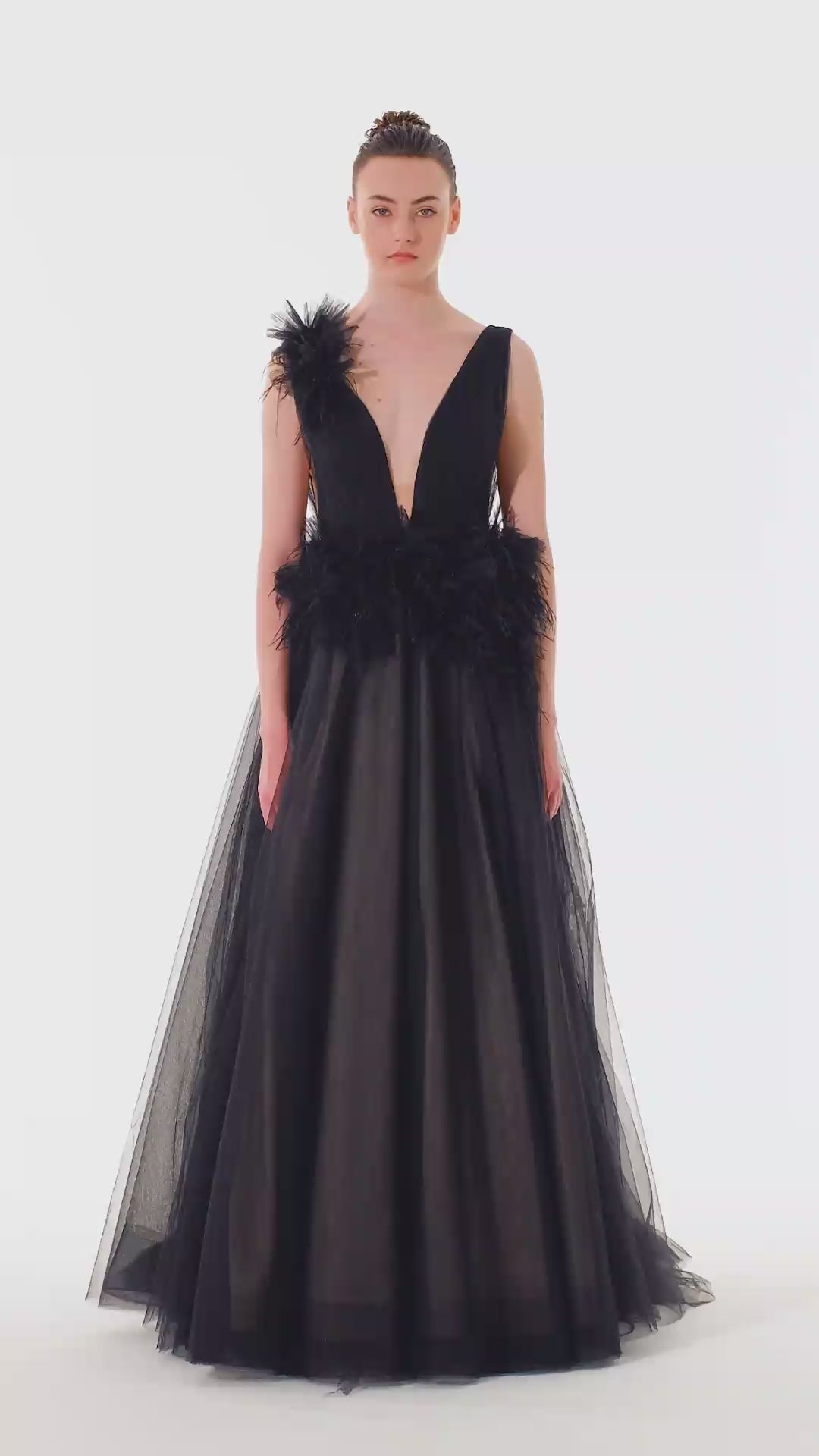 【Tarte Tatin】Garnier Pleated Dress Ocean Draped Hearty Dress | Teuta Matoshi