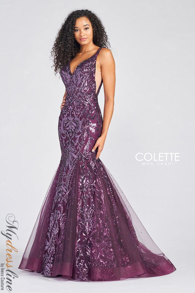 Colette CL12260 Elegant Mermaid Gown for Glamour Mydressline Colette CL12260 Elegant Mermaid Gown for Glamour Mydressline