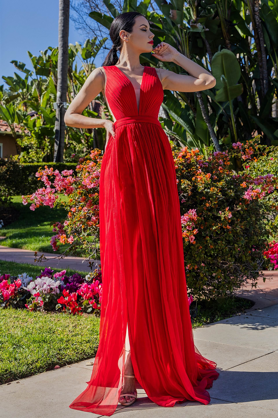 Cristallini Raw Silk Evening Gowns Cristallini SKA881 Dress Cristallini Raw Silk Evening Gowns Cristallini SKA881 Dress