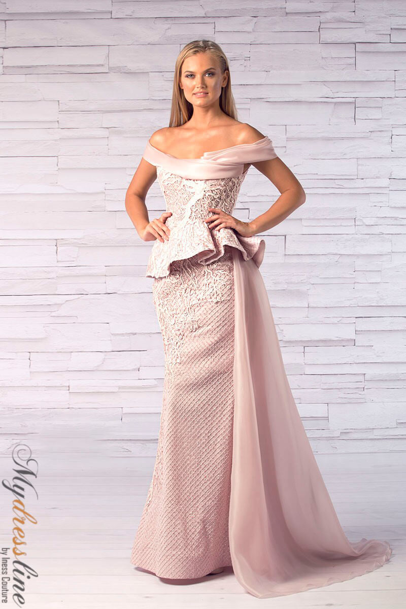 Sara Badr 26432 Jacquard Evening Dress - Elegant Sophistication ...