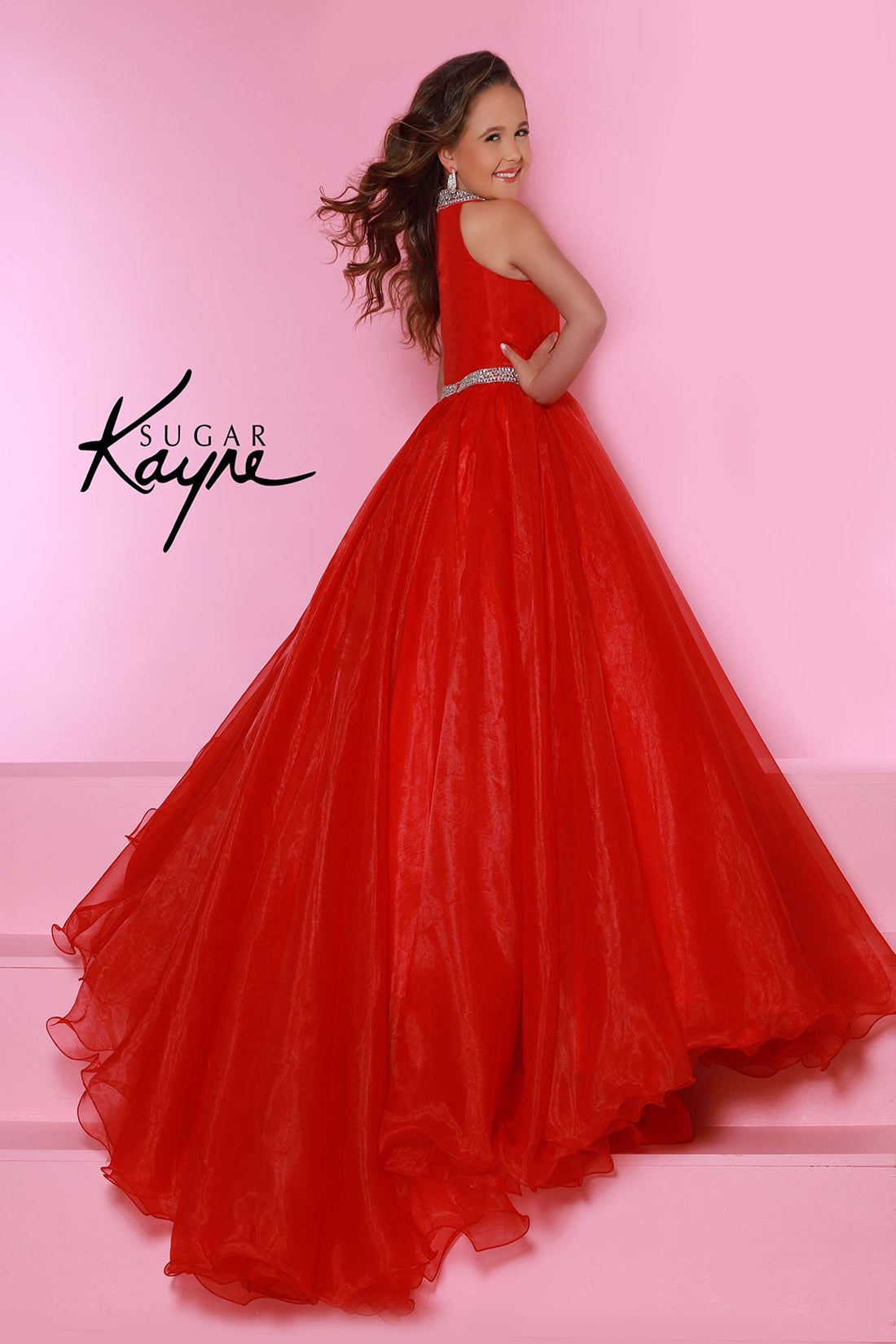 T*a様 kyne ZINE #4 KYNE×HIGHTIDE iPhone6 Johnathan Kayne C114 Organza Sleeveless A-Line Ball Gown