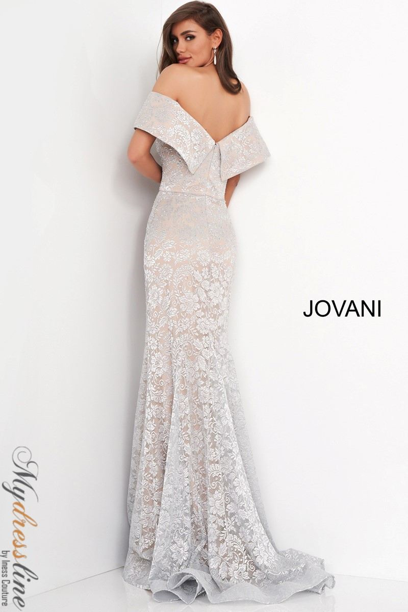 Jovanin Jovani 02905 Elegant Off-Shoulder Evening Gown – Mydressline
