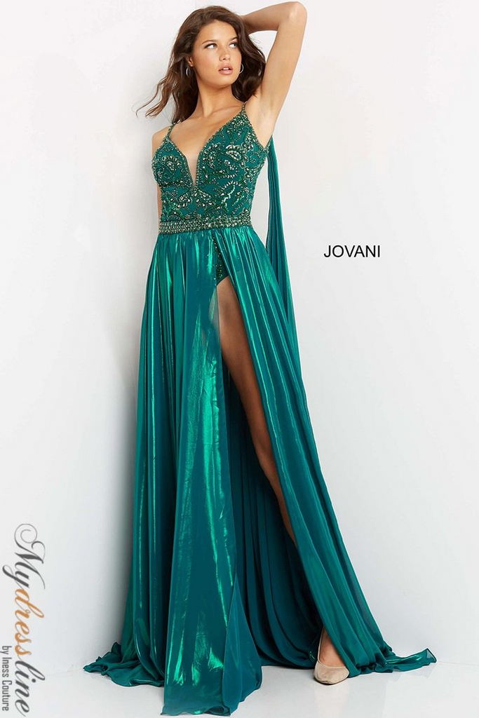 Jovani 07249 Elegant Mermaid Gown with Slit – Mydressline