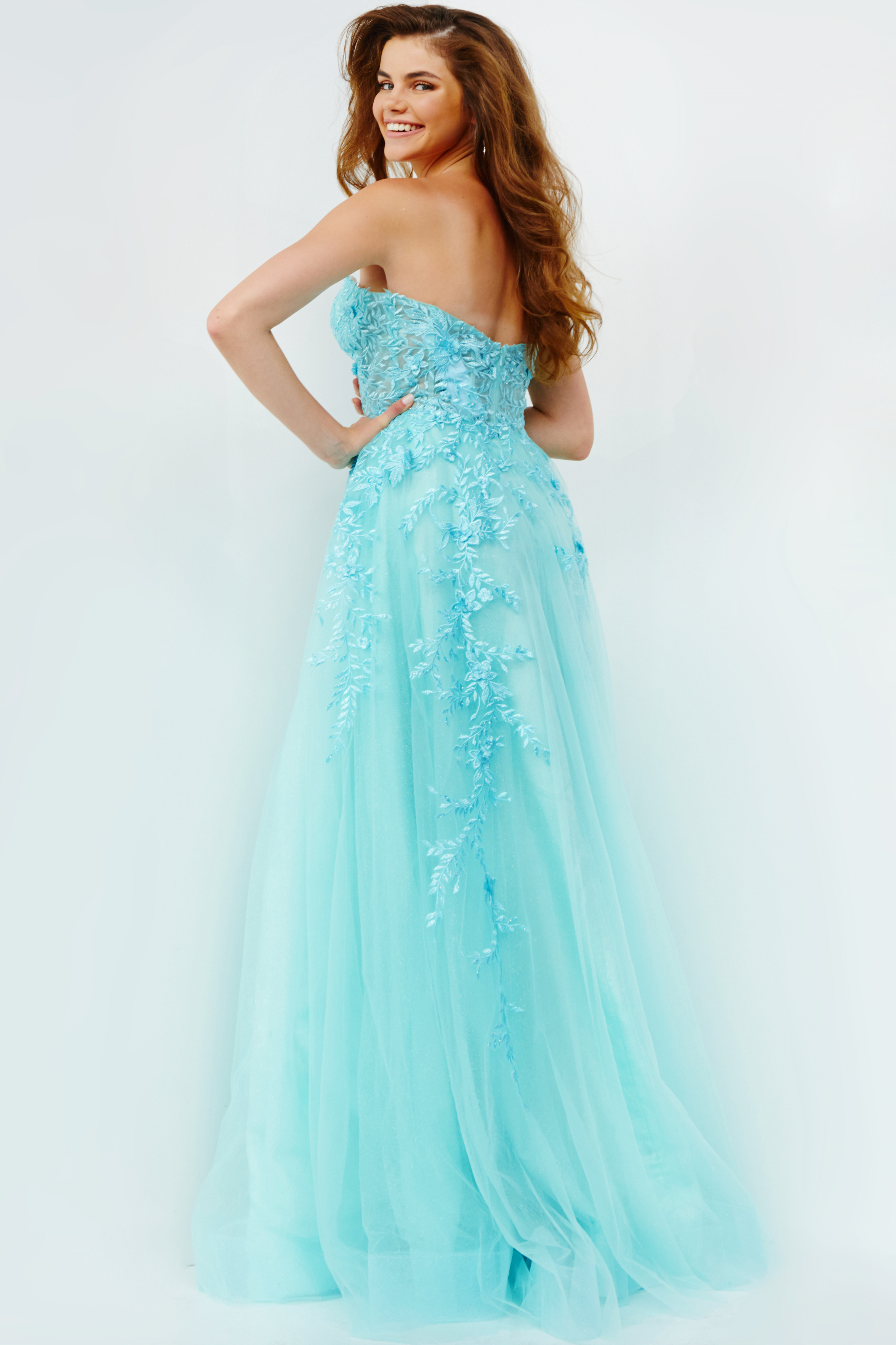 Jovani JVN05811 Elegant Strapless A-Line Gown – Mydressline