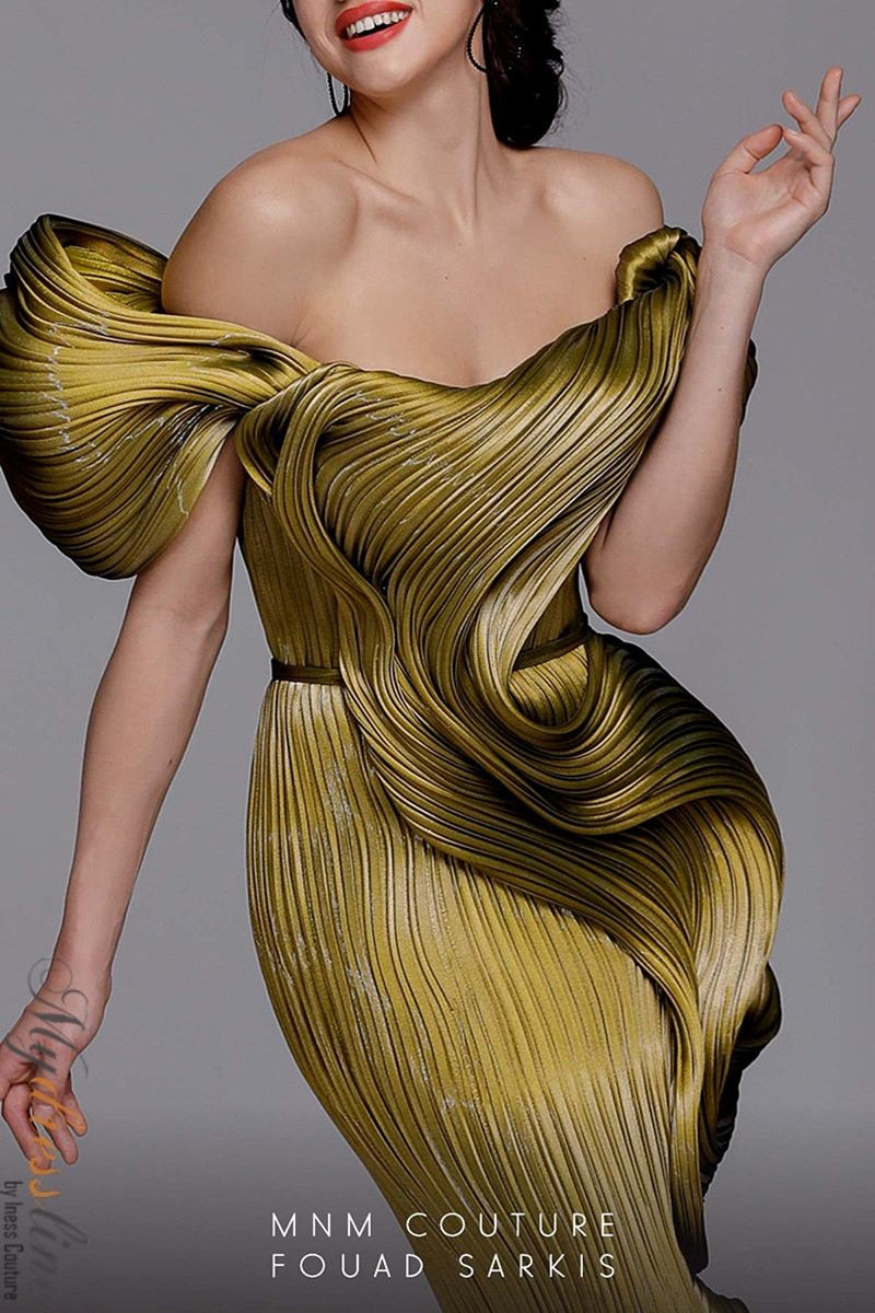 Luxurious MNM Couture 2730 Organza Mermaid Dress – Mydressline
