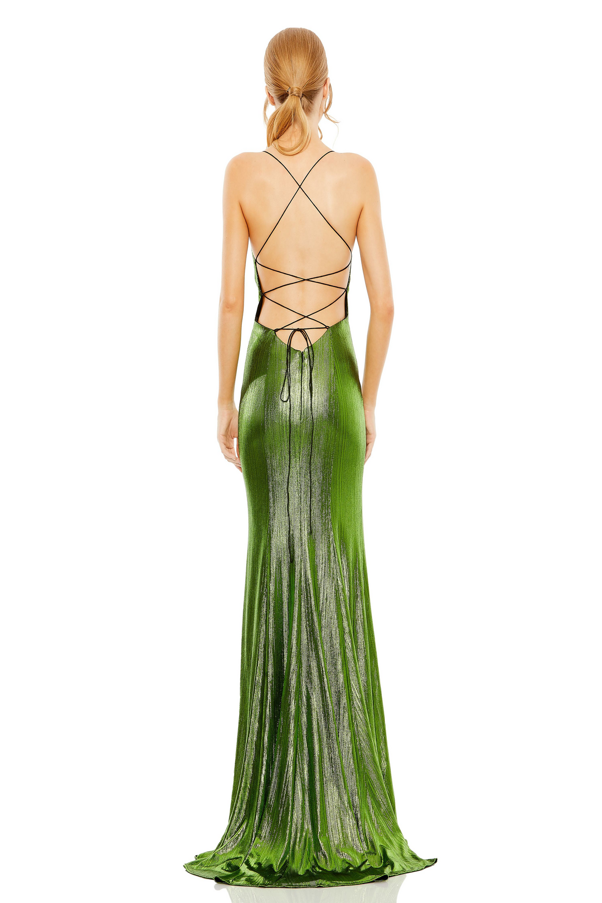 Mac Duggal 27061: Stunning Metallic Evening Gown Mydressline Mac Duggal 27061: Stunning Metallic Evening Gown Mydressline