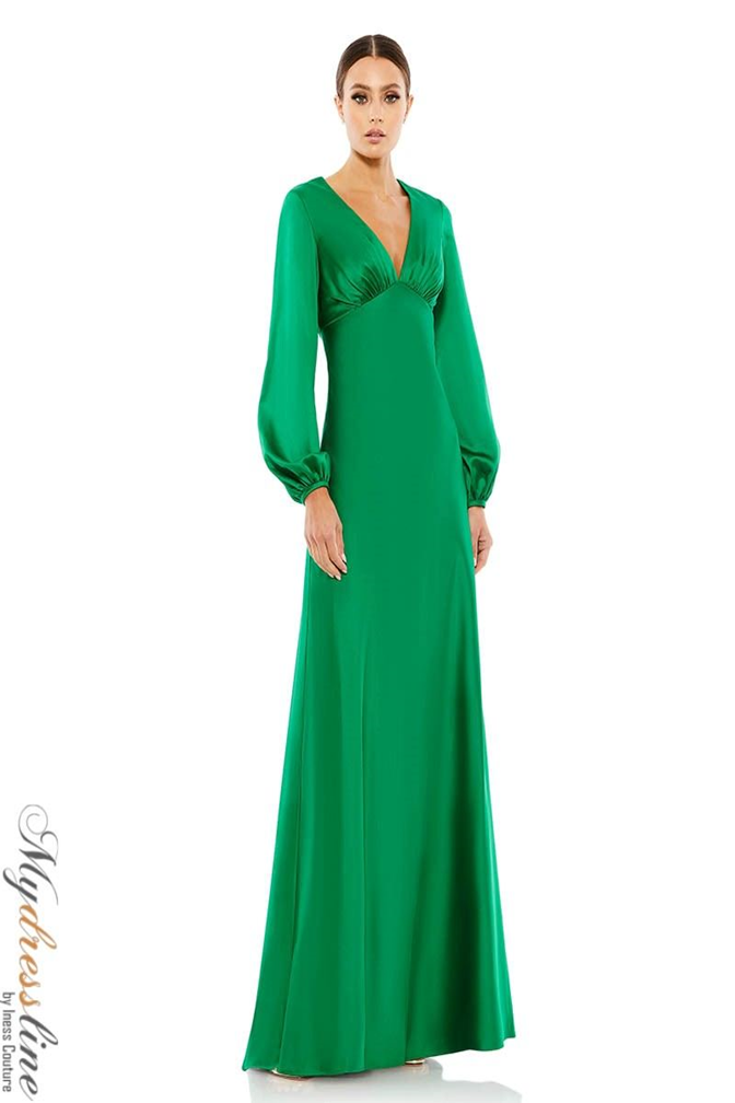 Mac Duggal 55693 Satin Evening Gown with Zipper – Mydressline