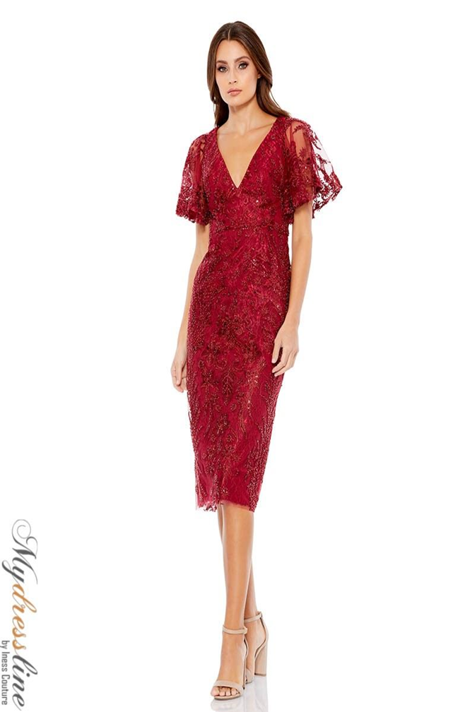mac duggal red lace dress Elegant Evening Dresses | Evening Gowns Online | Effie's Black White Red by Mac Duggal 62869R