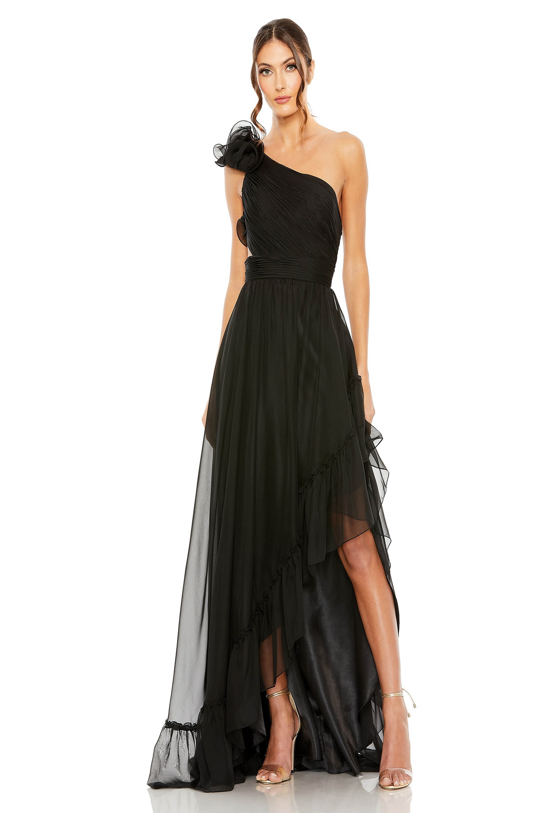 Mac Duggal 67989 Chiffon A-Line Evening Dress Mydressline Mac Duggal 67989 Chiffon A-Line Evening Dress Mydressline