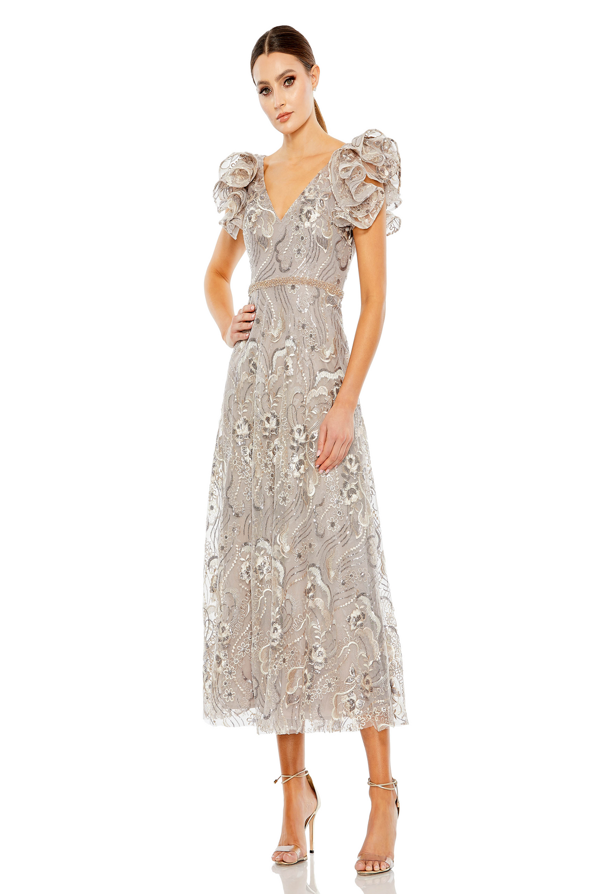 Mac Duggal 68262 Lace A-Line Evening Dress – Mydressline